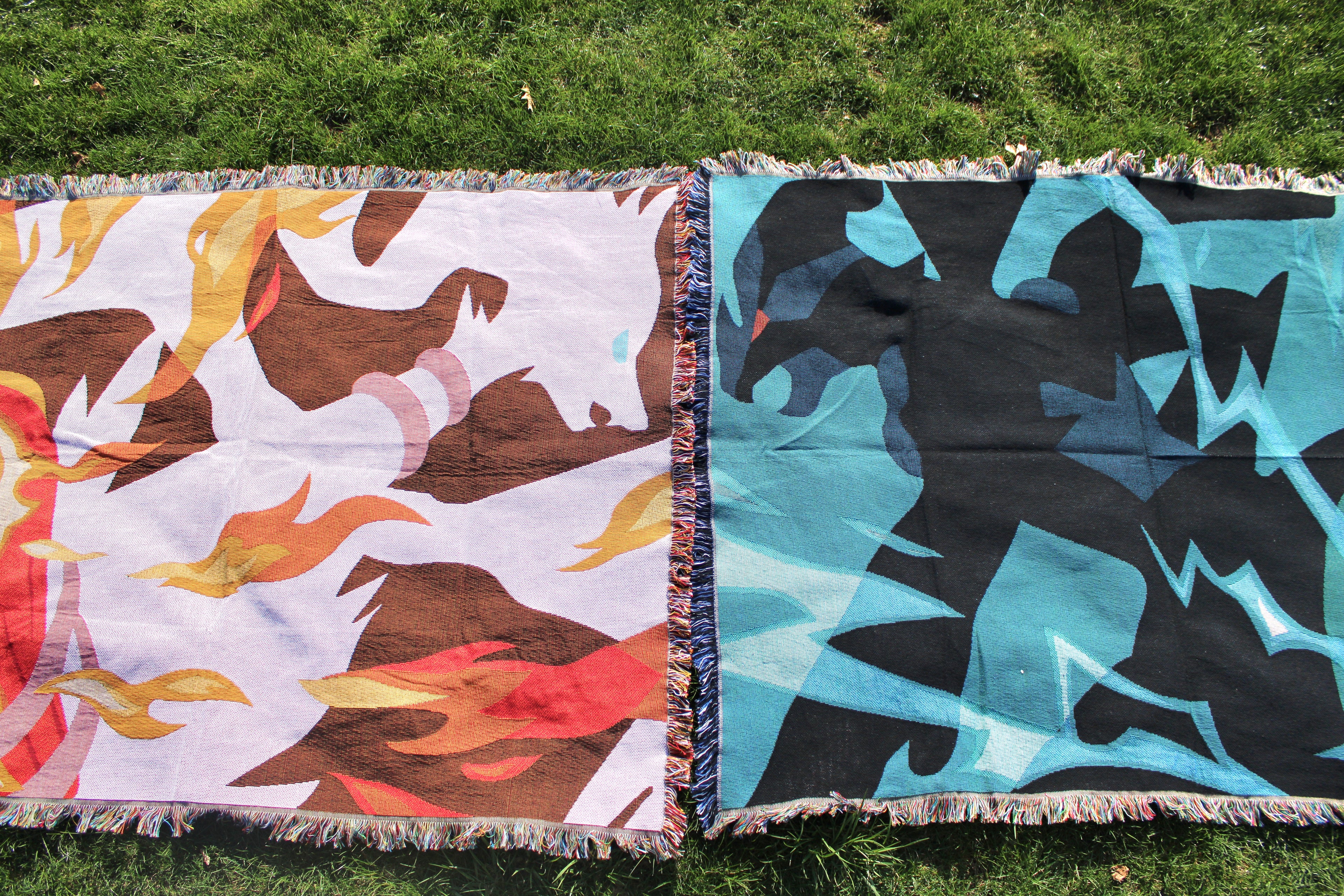 TWIN DRAGON TAPESTRIES
